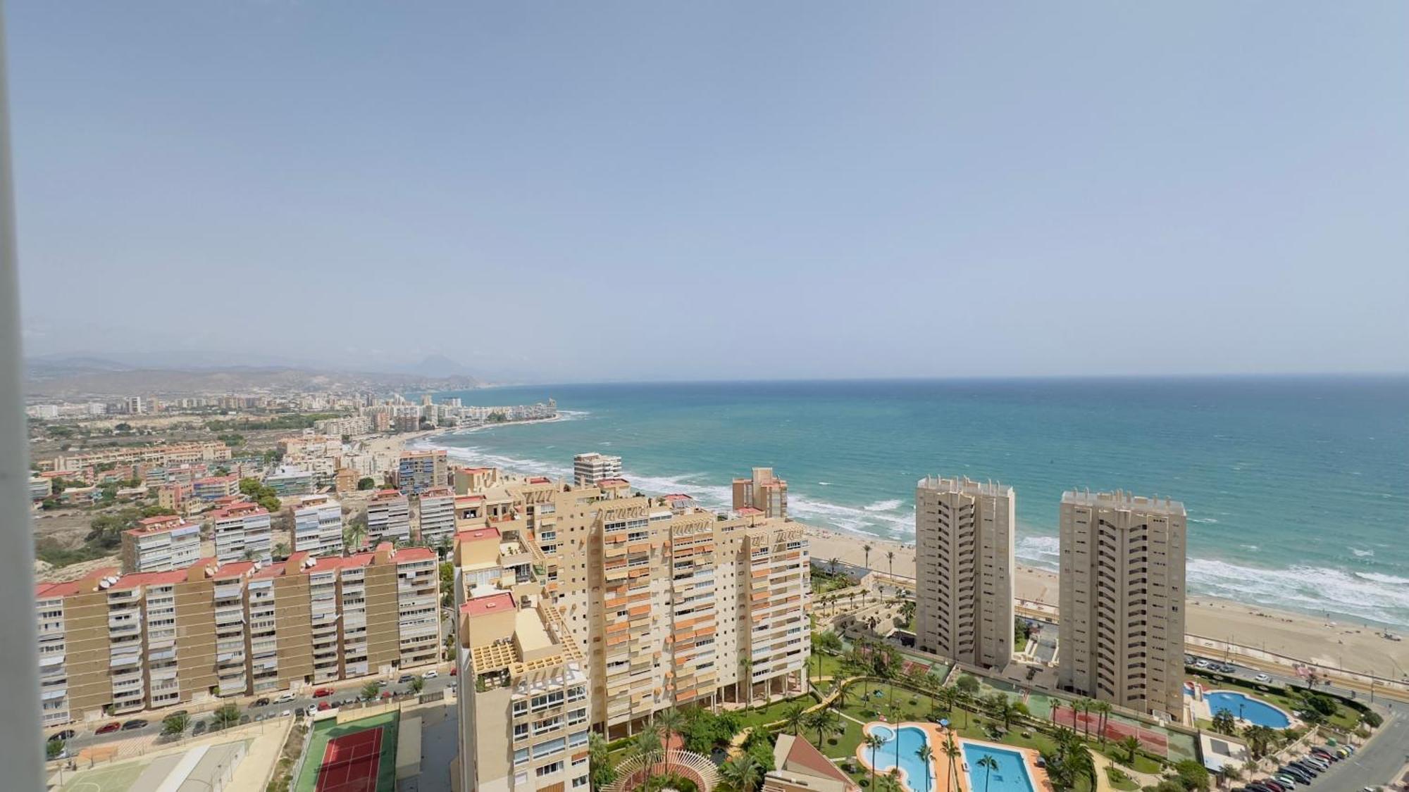 Atico A 50M Del Mar. Parking Gratis. A/C Appartement El Campello Buitenkant foto
