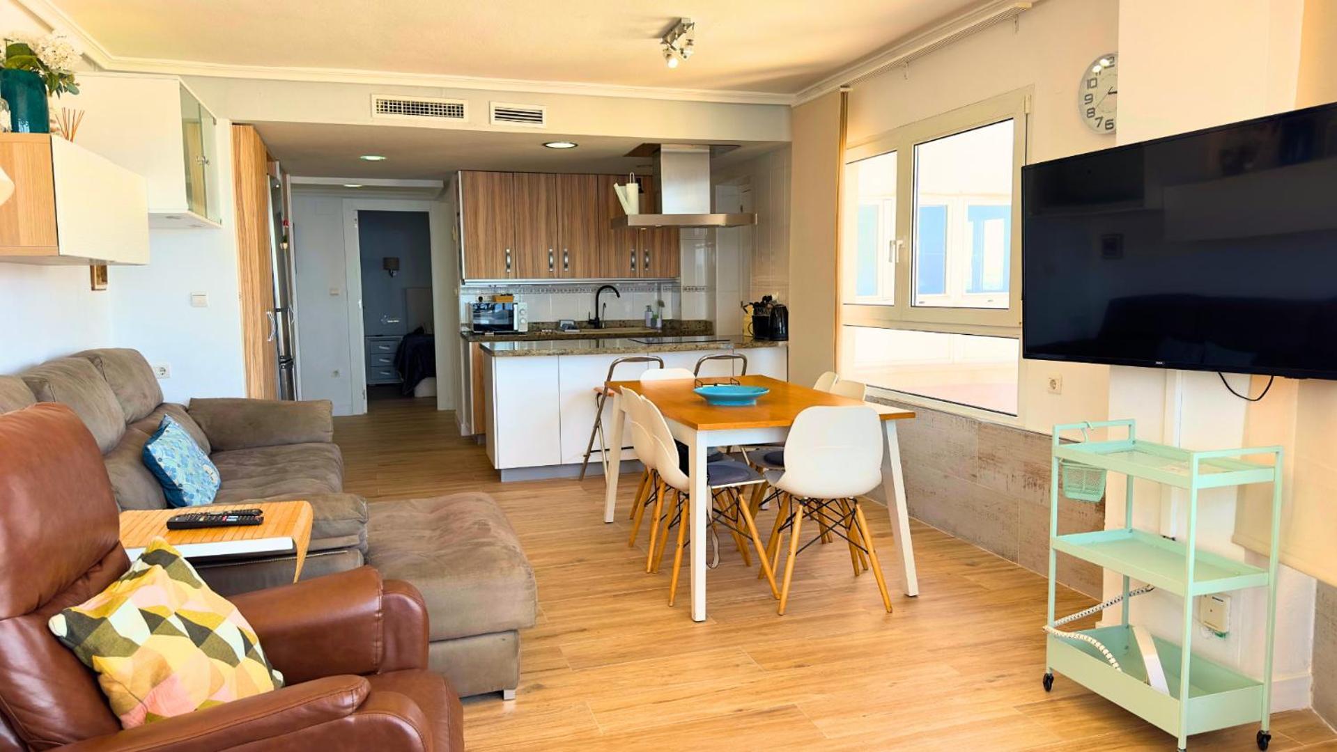 Atico A 50M Del Mar. Parking Gratis. A/C Appartement El Campello Buitenkant foto