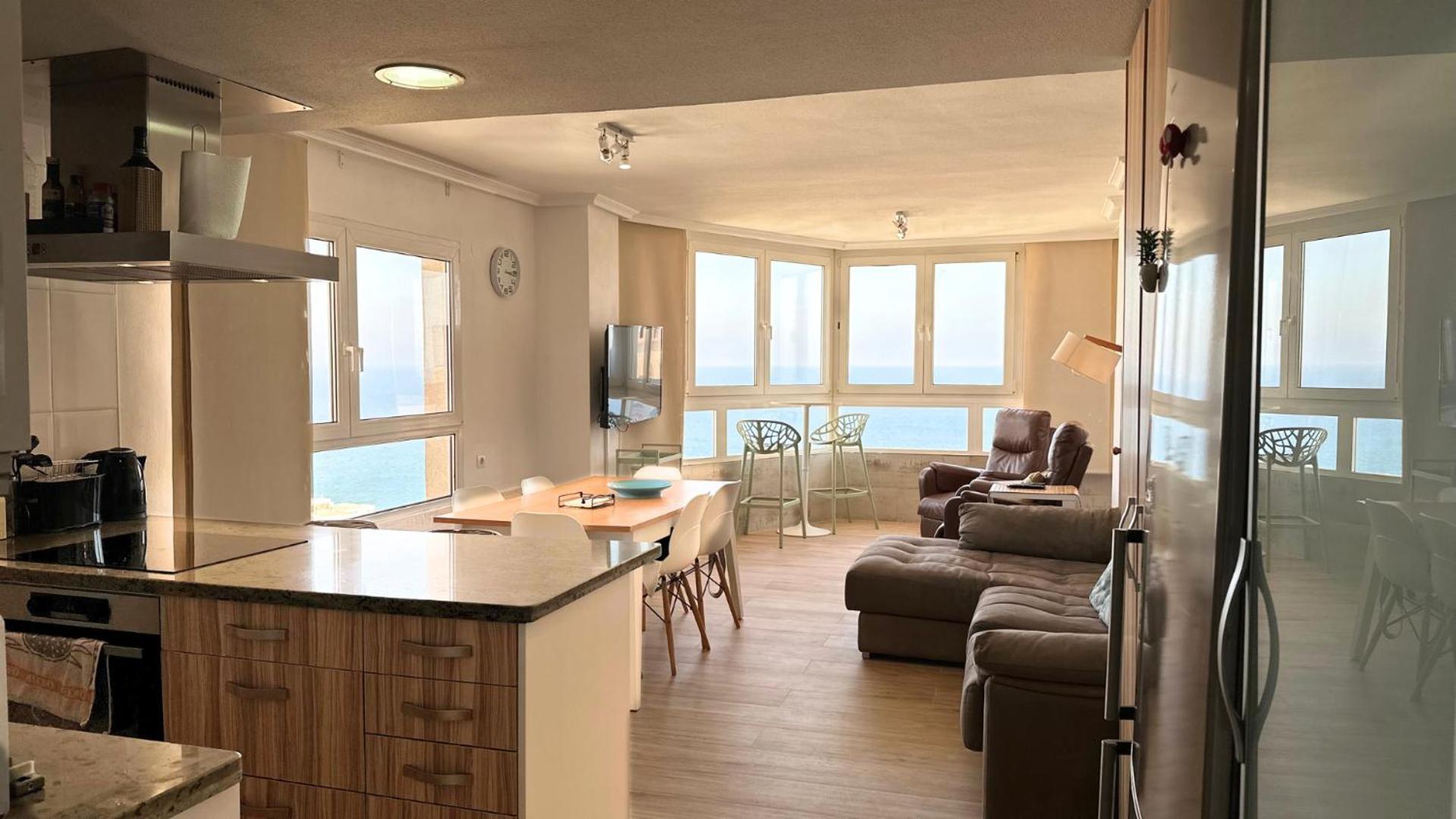 Atico A 50M Del Mar. Parking Gratis. A/C Appartement El Campello Buitenkant foto
